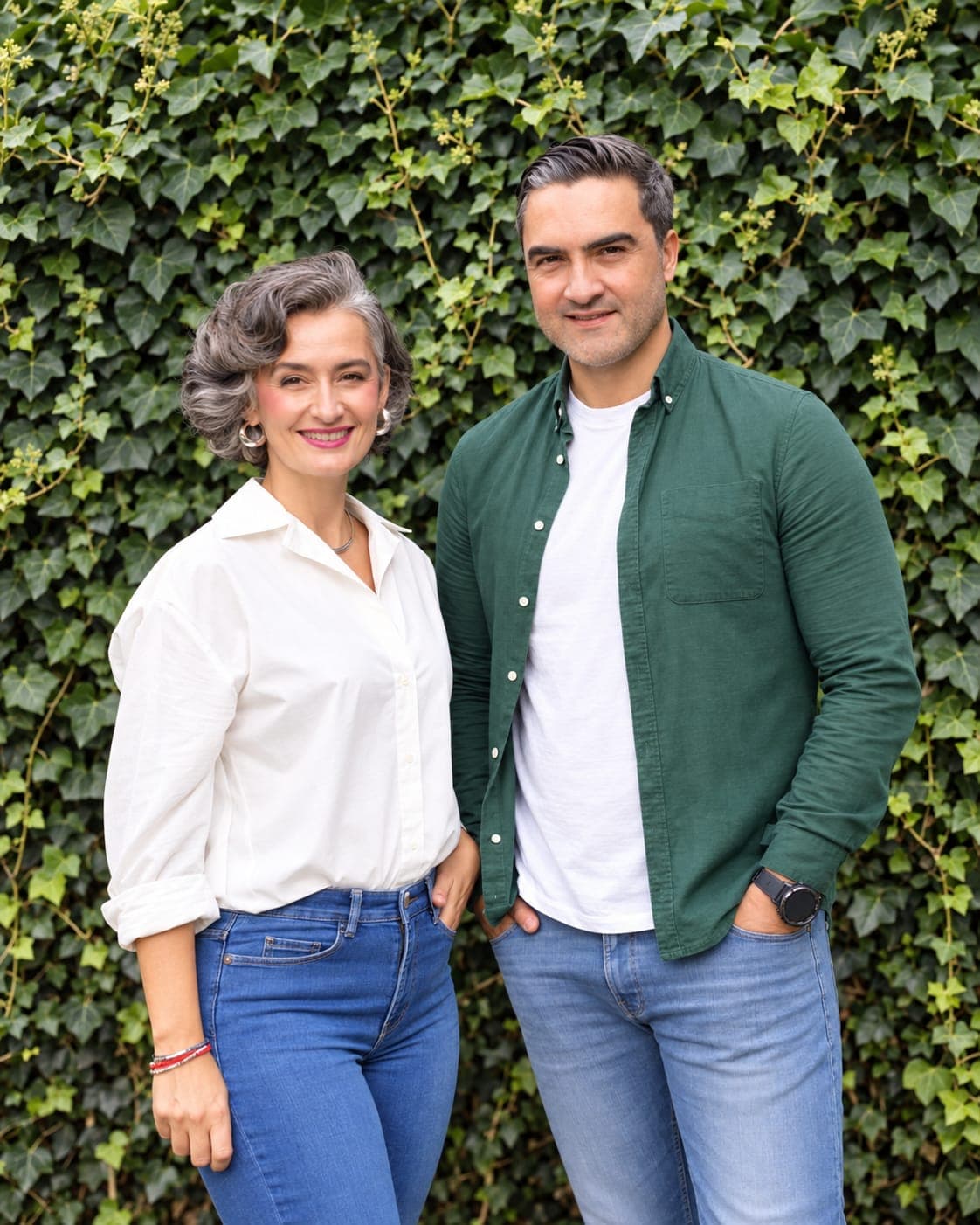 Banu en Caner, oprichters van Buurted